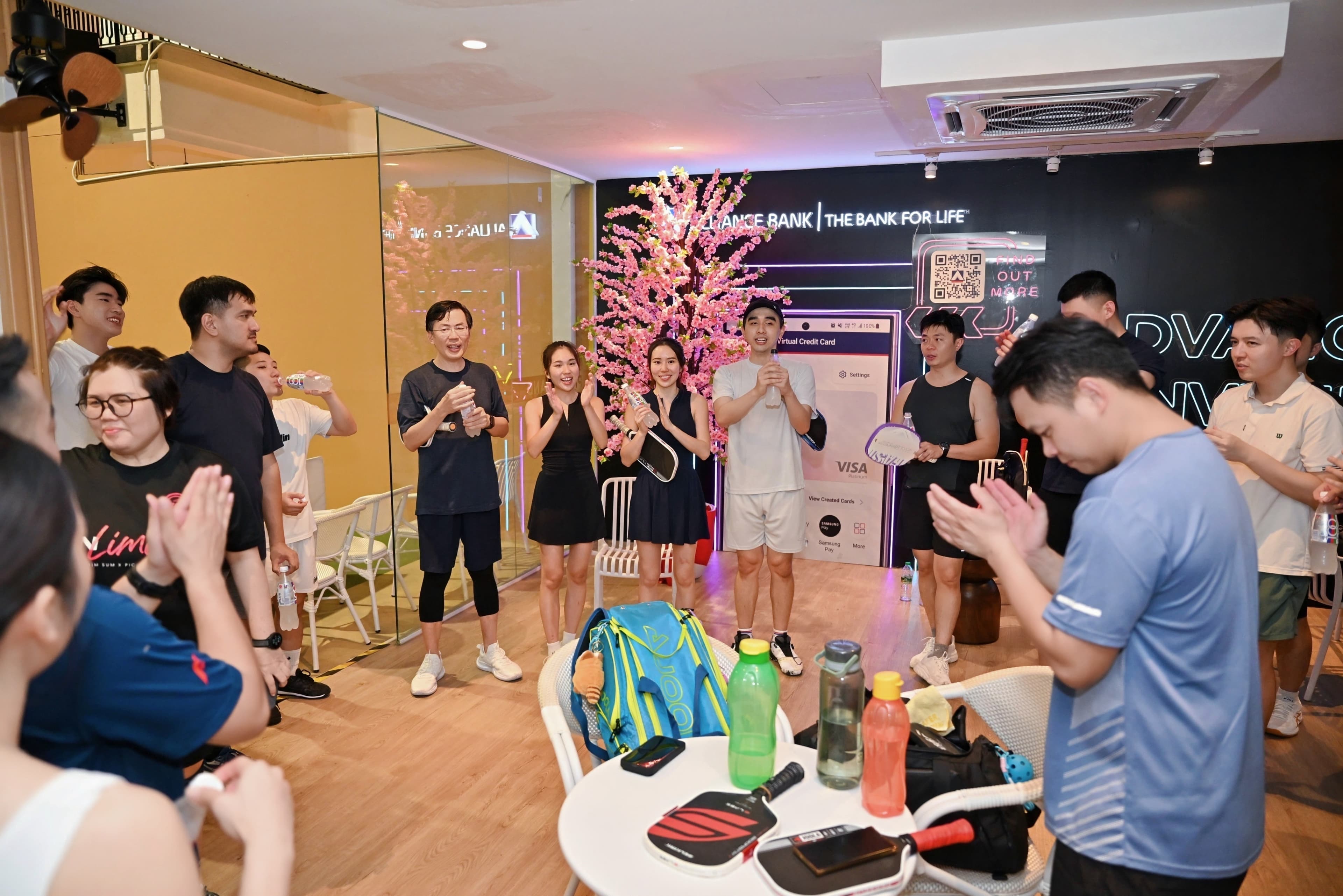 CEO Sports Club guests gathering in the event lounge