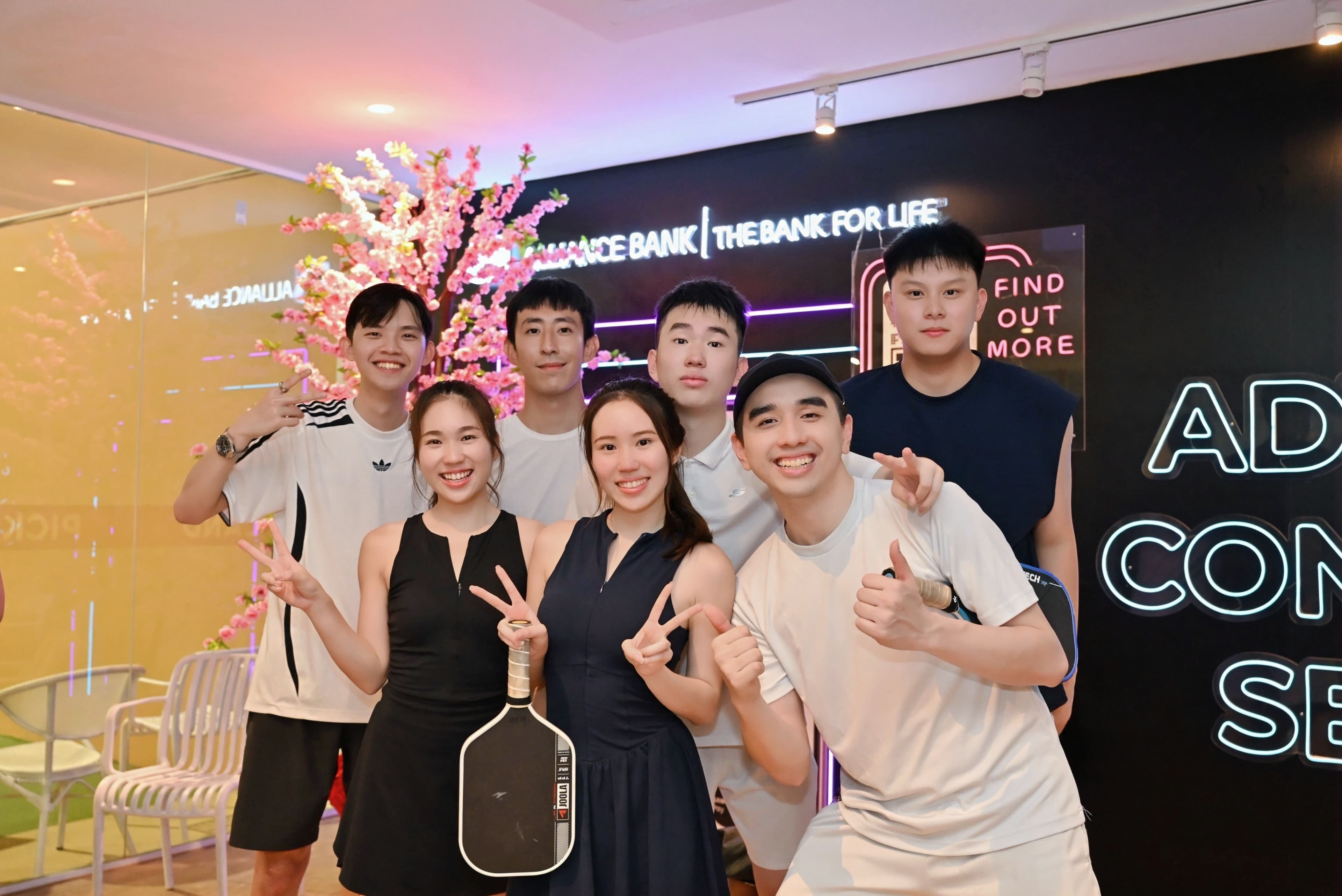 CEO Sports Club players posing after their games