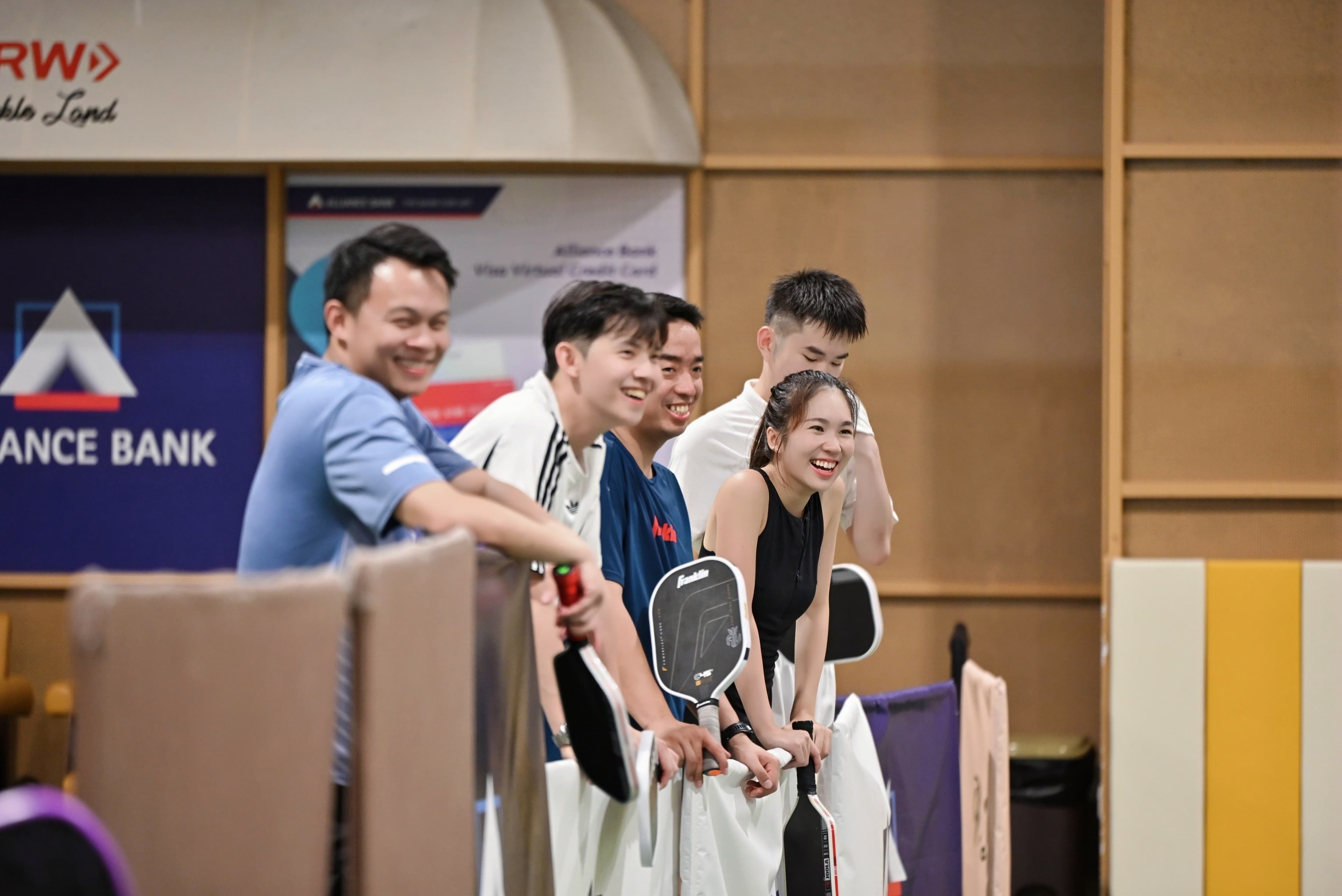 CEO Sports Club players sharing a light moment