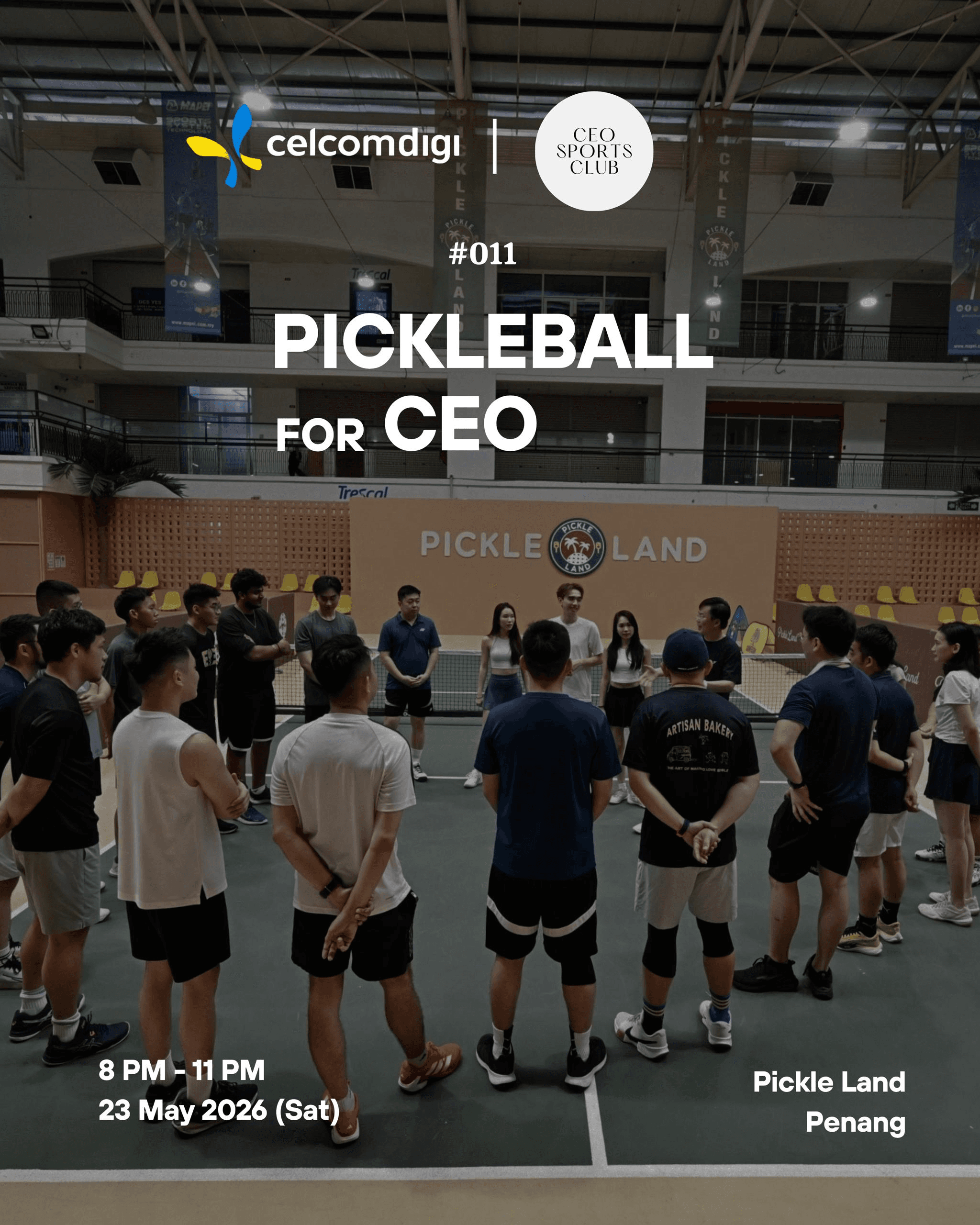 CEO Sports Club session 011, Pickleball for CEO cover